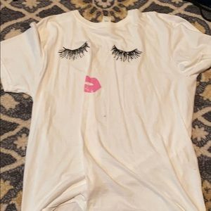 Eyes and lips t shirt